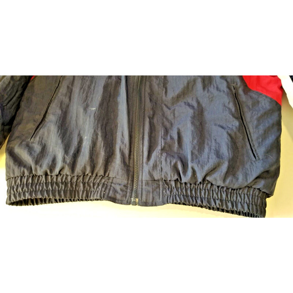 Vintage 80's Atlanta Braves Bomber Jacket National League Size L Apex One - Picture 9 of 15